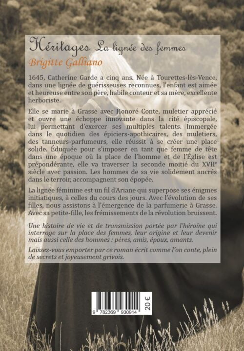 4ème de couverture - Brigitte Galliano - Héritages la lignée des femmes